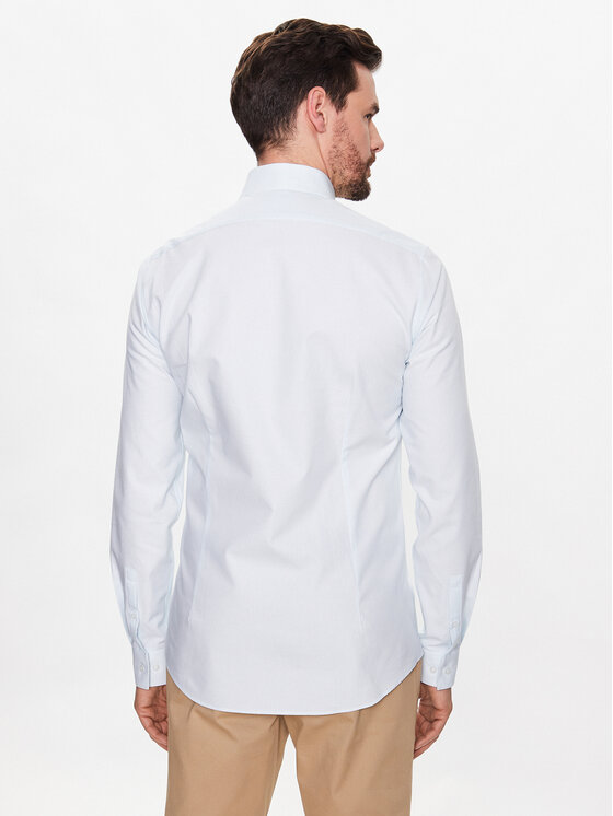 Camicia K10K111281 Blu Slim Fit