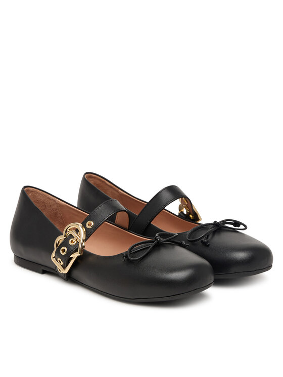 LOVE MOSCHINO LOVE MOSCHINO Balerina JA11091G1PIE0000 Fekete