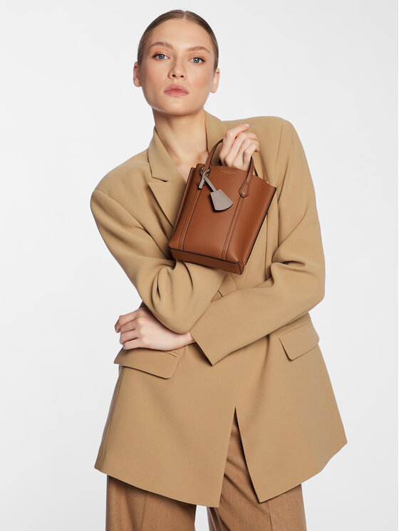 Tory Burch Tory Burch Torbica Perry Mini N/S Tote 142616 Smeđa