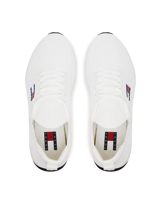 Tommy Jeans Tommy Jeans Sneakers Runner Kntitted EM0EM01555 Weiß