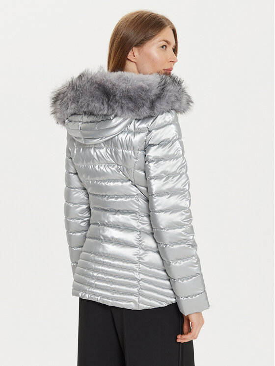 Marciano Guess Marciano Guess Пуховик 4BGL01 7176A Срібний Regular Fit