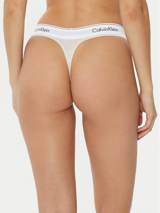 Calvin Klein Underwear Calvin Klein Underwear Stringi 0000F3786E Beżowy