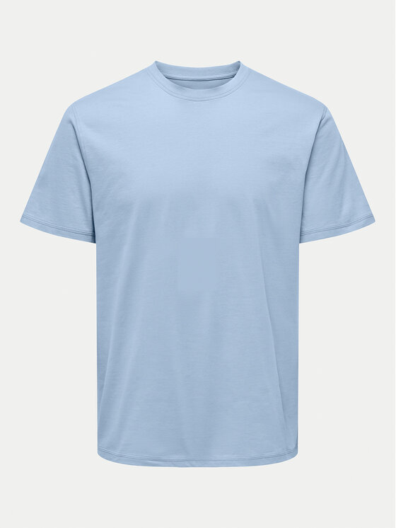 Only & Sons Only & Sons T-shirt 22025208 Svijetloplava Regular Fit