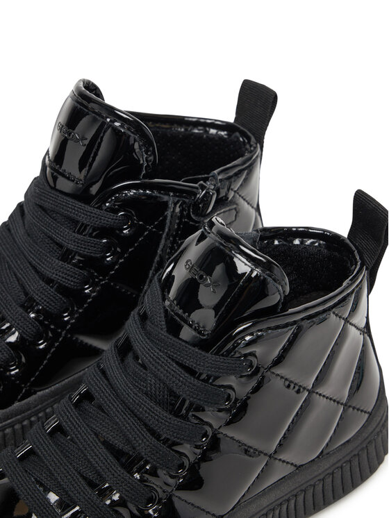 Geox Geox Sneakersy J Laquinny J56M3F 000HH C9999 S Czarny