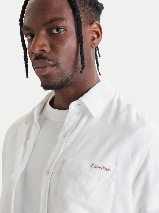 Calvin Klein Jeans Calvin Klein Jeans Krekls LV04RF121G Balts Regular Fit