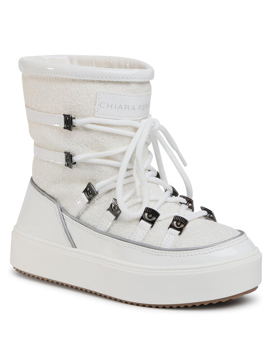Chiara Ferragni Stivali da neve CF2546 009 Bianco Modivo