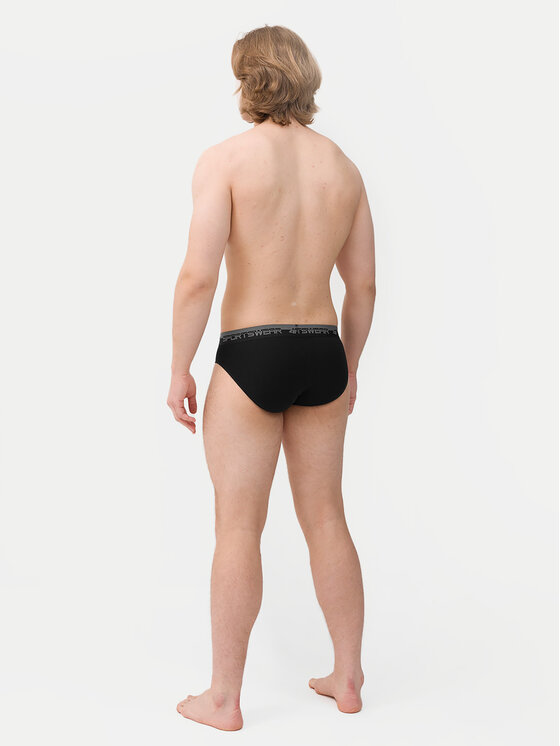 4F 4F 2er-Set Slips 4FWSS24UPTSM015 Schwarz
