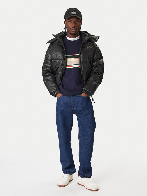 Lacoste Lacoste Pehelykabát BH5096 Fekete Regular Fit