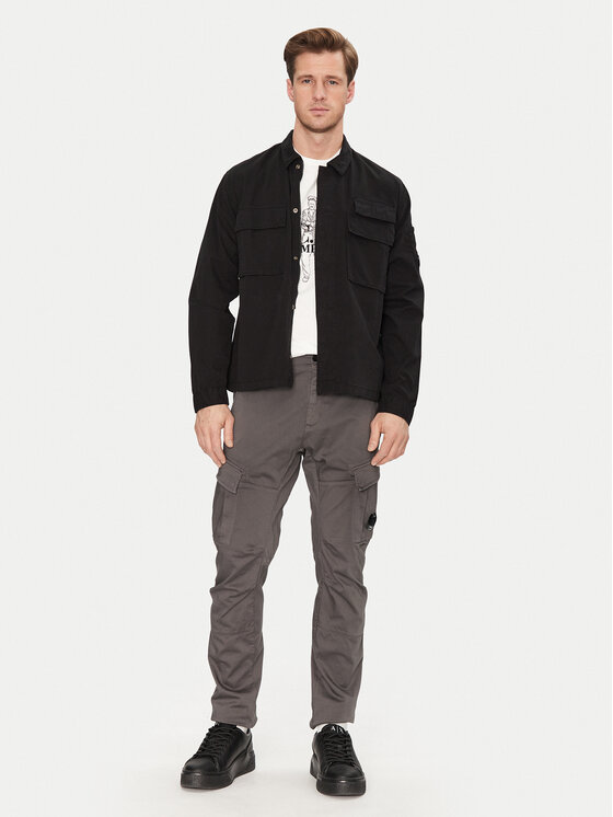 C.P. Company C.P. Company Hemd 18CMSH128A110143G Schwarz Regular Fit