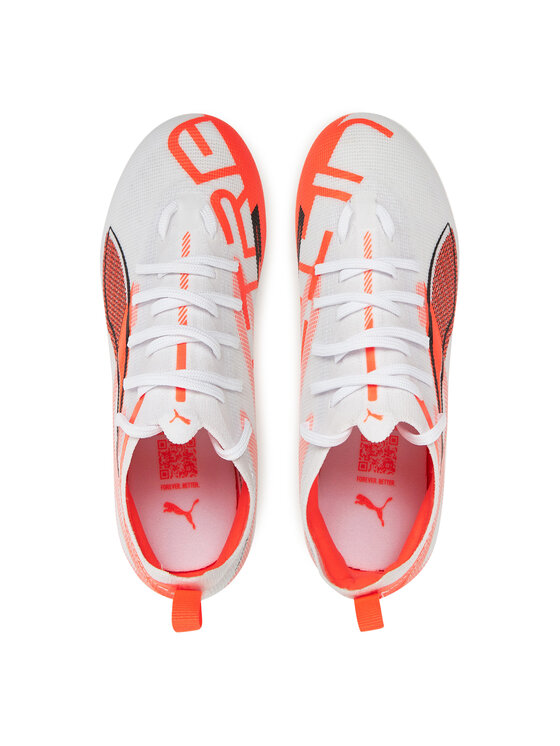 Puma Puma Ghete pentru fotbal Ultra 5 Pro Fg/Ag Jr 108165 01 Alb
