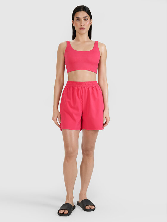 4F 4F Szorty sportowe BEACHWEAR BASIC Różowy Regular Fit