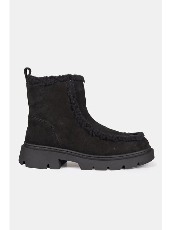 Inuikii Inuikii Polokozačky Biker Suede Černá