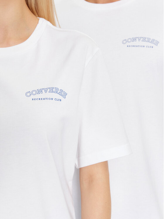 Converse Converse T-Shirt Gf Retro Chuck Graphic Tee 2 10025913-A01 Biały Regular Fit