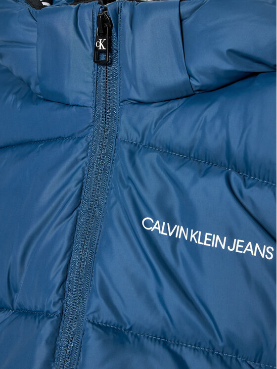 Calvin Klein Jeans Giubbotto piumino IB0IB00937 Blu Regular Fit • Modivo.it
