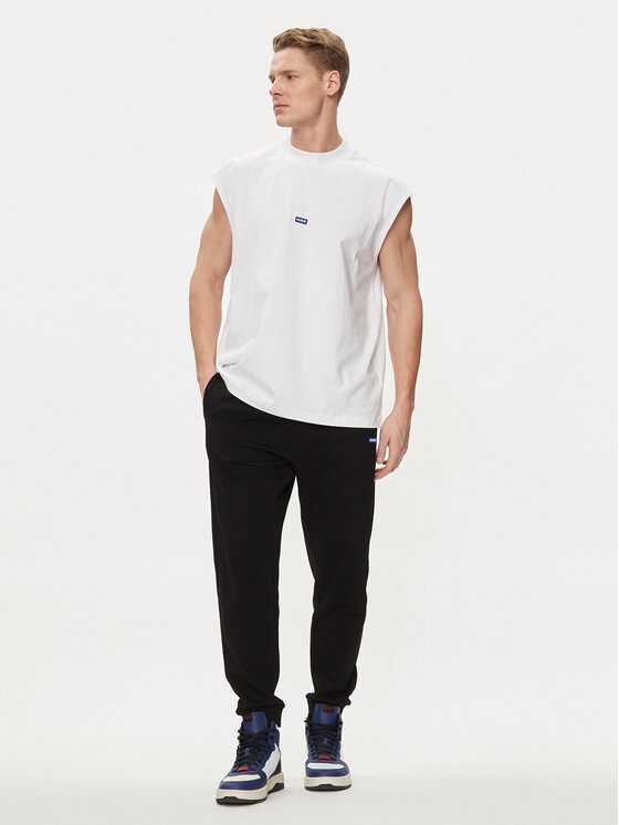 HUGO Hugo Tank top Navertz 50509773 Biela Regular Fit