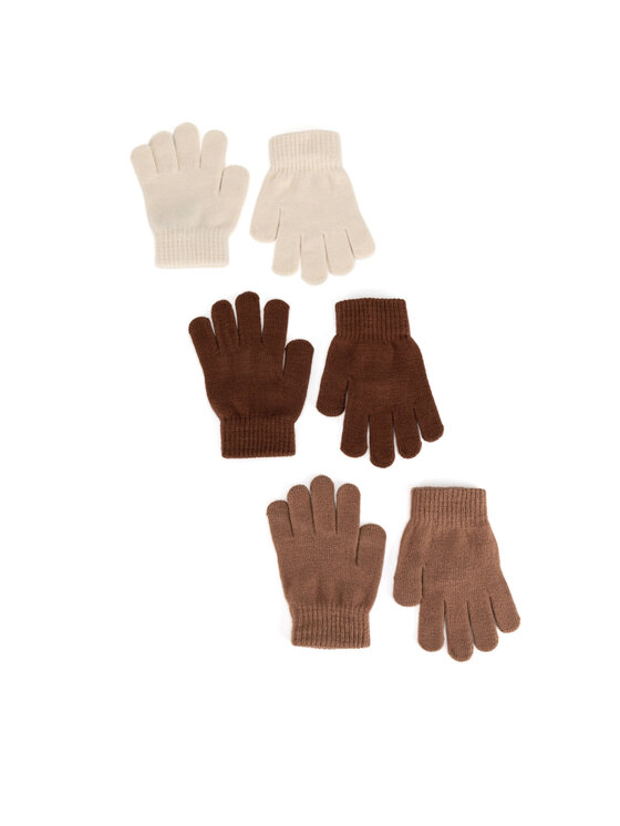 Action Boy Rękawiczki 8K6-001-AW24 (3-PACK) Brązowy