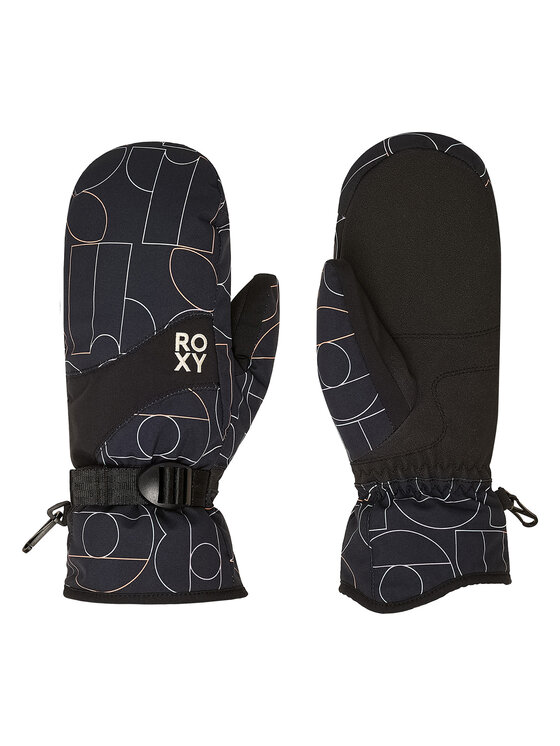Roxy Roxy Лижні рукавиці Jetty Mitt ERJHN03266 Чорний