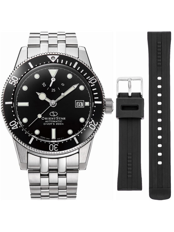 Orient Star Orient Star Zegarek RE-AU0601B00B Srebrny