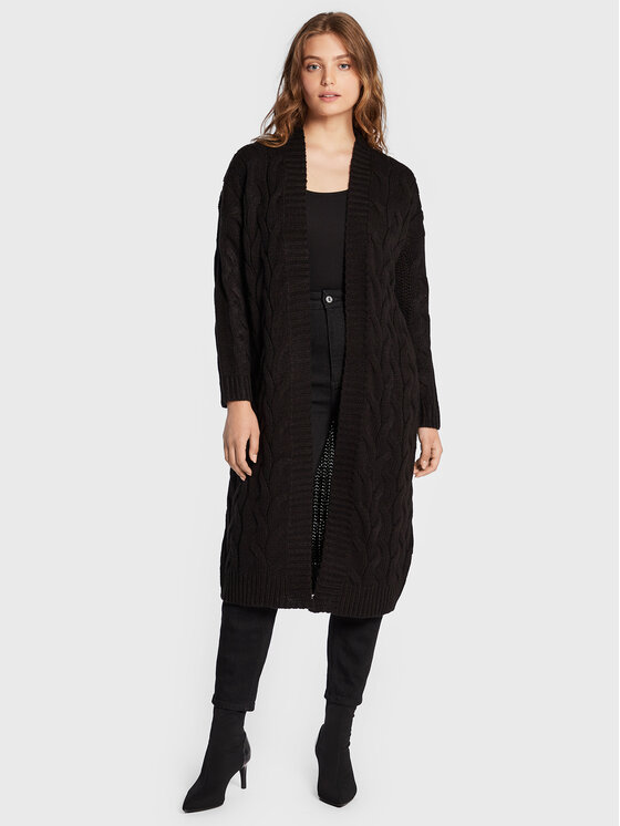 Brave Soul Brave Soul Ζακέτα LK-249ORGANZA Μαύρο Regular Fit