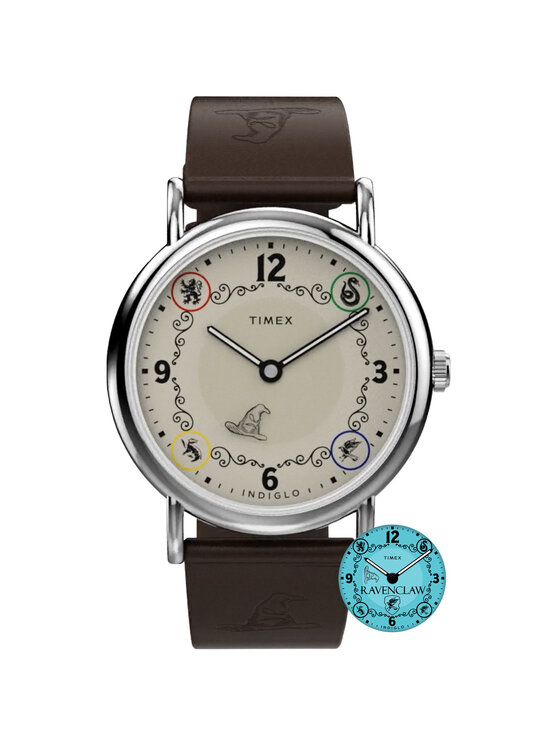 Timex Timex Zegarek TW2Y76500 Brązowy