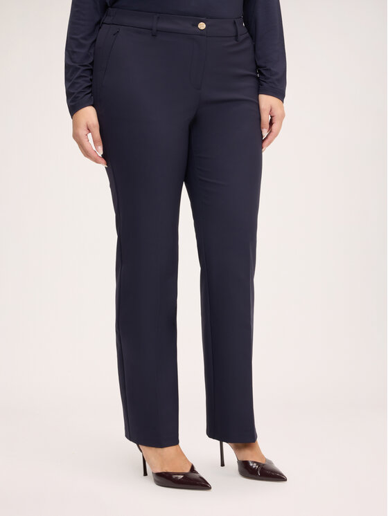 Fiorella Rubino Fiorella Rubino Spodnie materiałowe P081T005484N034 Niebieski Regular Fit