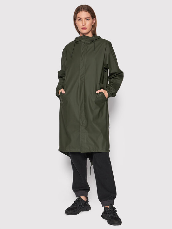 Rains Rains Esőkabát Unisex 18140 Zöld Regular Fit