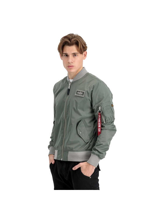 Alpha Industries Alpha Industries Kurtka bomber AI.126101-134-3XL Szary Regular Fit