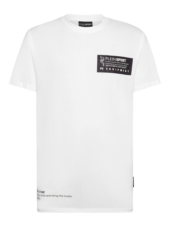 Plein Sport Plein Sport T-Shirt 14263 Biały Regular Fit