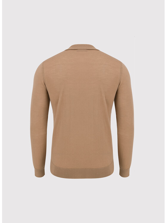 Pako Lorente Pako Lorente Sweter P26WP-2X-002 Brązowy jasny Regular Fit
