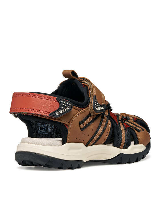Geox Geox Сандали Jr Borealis J450RB 014ME CD6N6 D Кафяв
