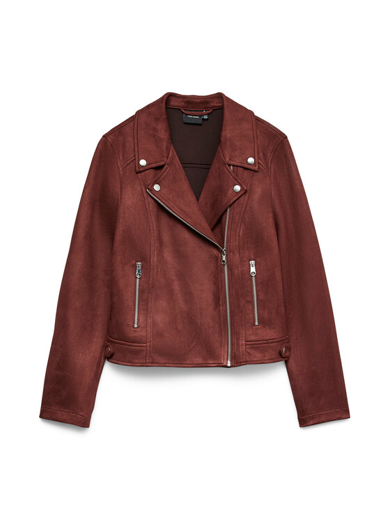 Vero Moda Vero Moda Bunda z imitace kůže Jose 10300938 Bordó Regular Fit