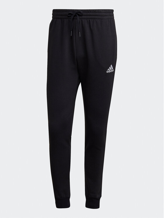 adidas adidas Teplákové kalhoty Essentials Fleece Regular Tapered Joggers HL2236 Černá Regular Fit