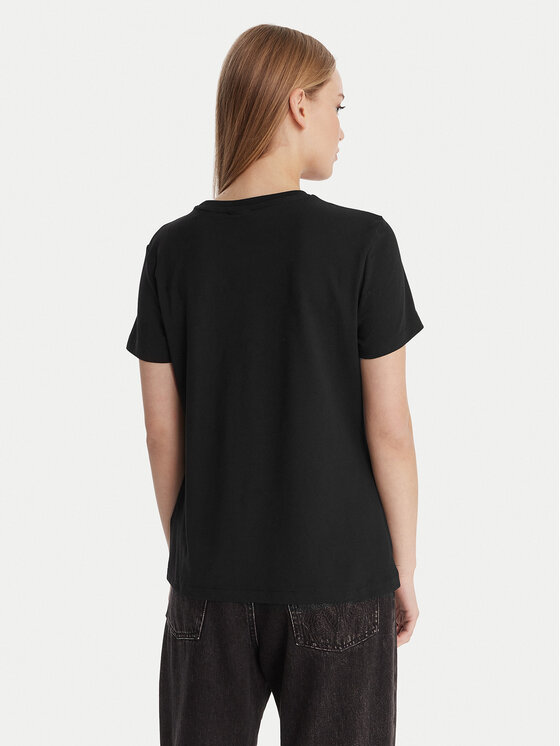 Guess Guess T-Shirt V6RI12 J1314 Černá Regular Fit