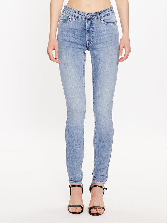 ICHI ICHI Teksad 20110968 Sinine Slim Fit