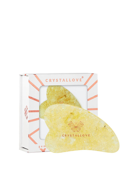Kamień Gua Sha Crystallove, Bursztyn cytrynowy