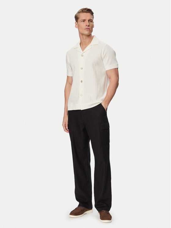 Calvin Klein Jeans Calvin Klein Jeans Cargo kalhoty LV04RF611G Černá Relaxed Fit