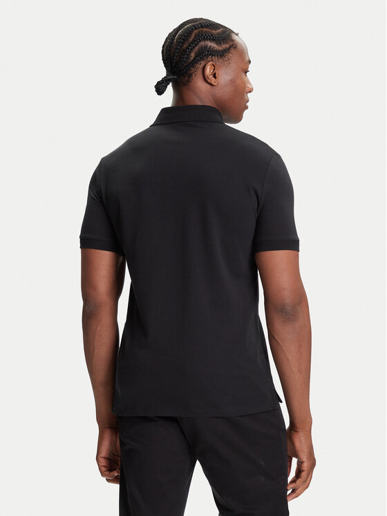 HUGO Hugo Polo Dereso222 50466202 Czarny Slim Fit