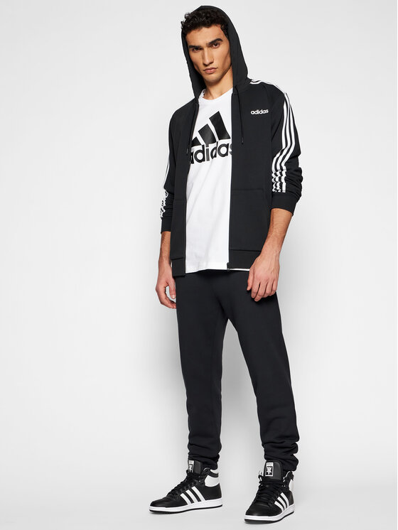 adidas Tričko Essentials Big Logo GK9121 Biela Regular Fit • Modivo.sk