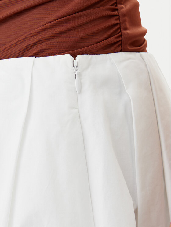 PINKO PINKO Fustă mini Cadric 105183 A2LD Alb Regular Fit