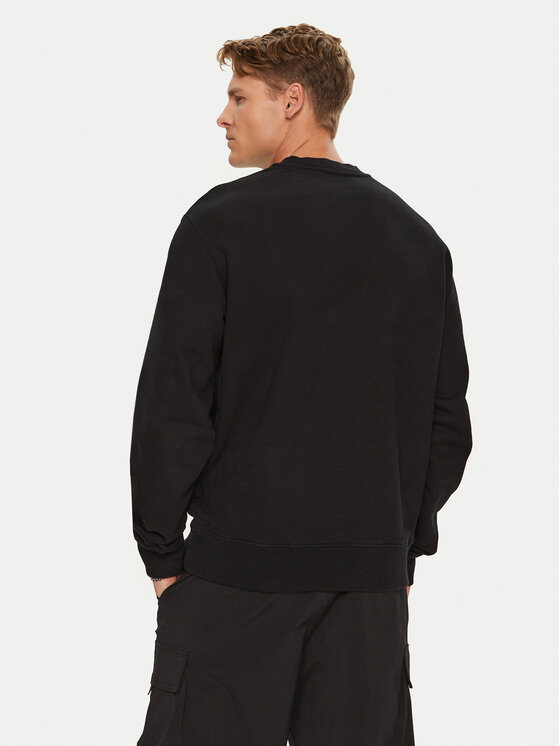 Off-White Off-White Majica dugih rukava OMBA057S23FLE0021001 Crna Regular Fit
