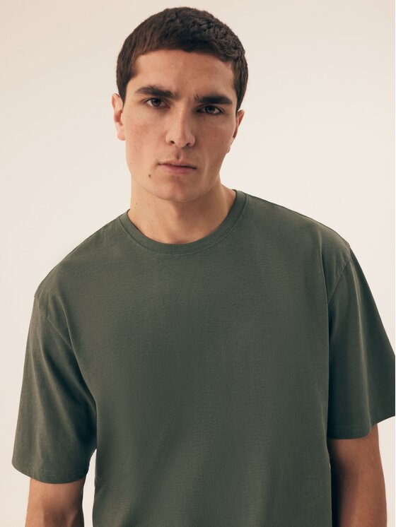 Henderson Henderson T-Shirt 43026 Khaki Regular Fit