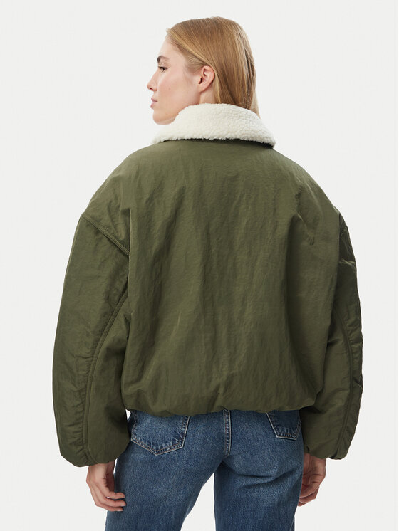 Tommy Jeans Tommy Jeans Kevad-sügis jope DW0DW23413 Tumeroheline Relaxed Fit