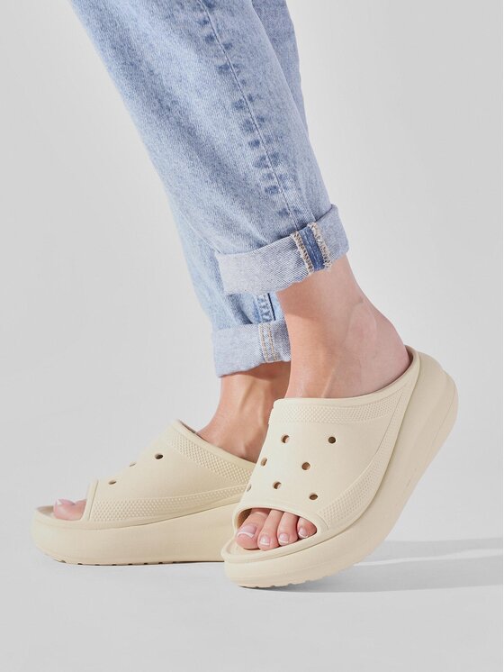 Crocs Crocs Natikače Crocs Crush Slide 208731 Bež