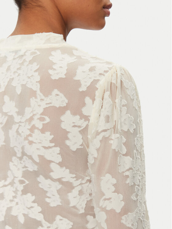 Morgan Morgan Μπλουζάκι 251-TEVORA Εκρού Slim Fit