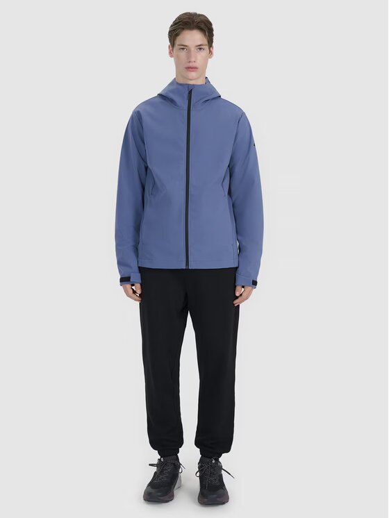 4F 4F Kurtka softshell 4FWSS25TSOFM324-32S Niebieski Regular Fit