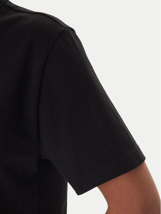 Tommy Jeans Tommy Jeans Тишърт Badge DW0DW22202 Черен Boxy Fit