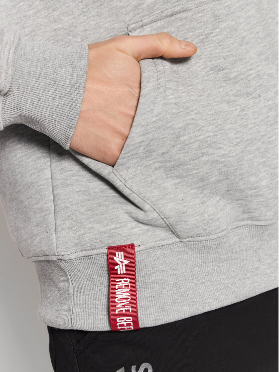 Alpha Industries Alpha Industries Mikina Basic 196318 Sivá Regular Fit