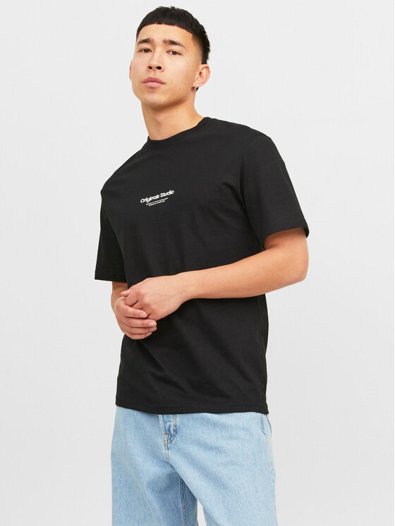 Jack&Jones Tricou Vesterbro 12240121 Negru Relaxed Fit