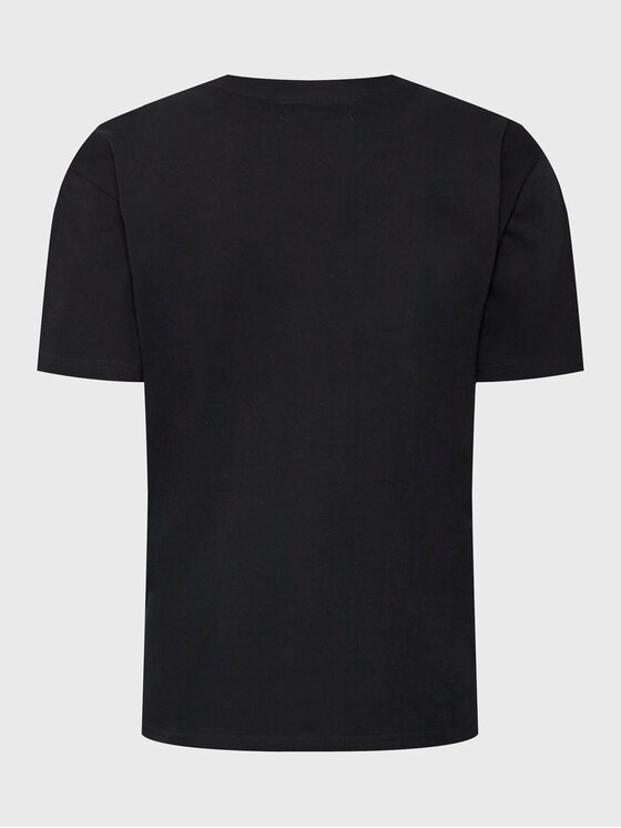 Mindout Mindout Tricou Unisex Heart Negru Oversize