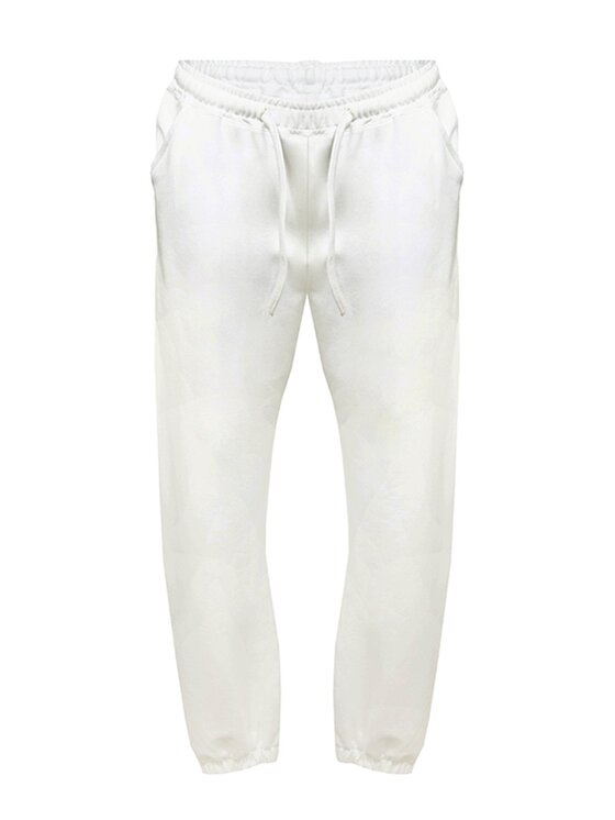 DKaren Sport DKaren Sport Spodnie dresowe Wenezja Écru Slim Fit